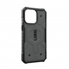 Kryt Urban Armor Gear Pathfinder na Apple iPhone 15 Pro Max Prémiové puzdro  MagSAFE  Strieborný