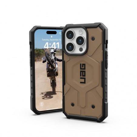 Kryt Urban Armor Gear Pathfinder na Apple iPhone 15 Pro Prémiové puzdro MagSAFE Tmavá zem