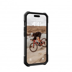 Kryt Urban Armor Gear Essential na Apple iPhone 15 Prémiové puzdro  MagSAFE  Čierny