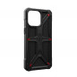 Kryt Urban Armor Gear Monarch na Apple iPhone 15 Pro Max Prémiové puzdro  MagSAFE  Kevlarovo čierny