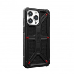 Kryt Urban Armor Gear Monarch na Apple iPhone 15 Pro Max Prémiové puzdro  MagSAFE  Kevlarovo čierny