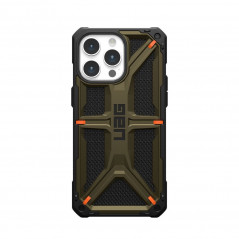 Kryt Urban Armor Gear Monarch na Apple iPhone 15 Pro Max Prémiové puzdro  MagSAFE  Zelený