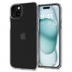 Kryt Spigen Liquid Crystal na Apple iPhone 15 Krištáľovo čistý  Transparentný