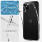Kryt Spigen Liquid Crystal na Apple iPhone 15 Krištáľovo čistý  Transparentný