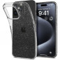 Kryt Spigen Liquid Crystal na Apple iPhone 15 Pro Krištáľovo čistý  Trblietavý kryštál