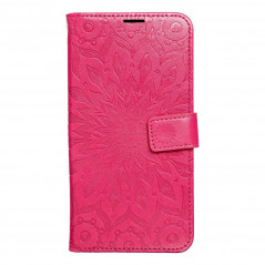 Peňaženkové puzdro MEZZO Book na Samsung Galaxy S24 ULTRA Mandala Purpurový