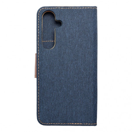 Peňaženkové puzdro CANVAS Book na Samsung Galaxy S24 PLUS Námornícka modrá