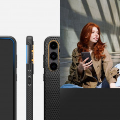 Kryt Spigen  Liquid Air na Samsung Galaxy S23 FE Matná čierna