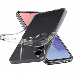 Kryt Spigen Liquid Crystal na Samsung Galaxy S23 FE Krištáľovo čistý  Transparentný