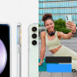 Kryt Spigen Liquid Crystal na Samsung Galaxy S23 FE Krištáľovo čistý  Transparentný