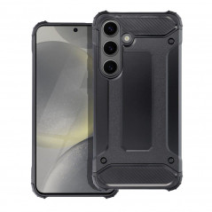 Tvrdený kryt Armor na Samsung Galaxy S24 Čierny