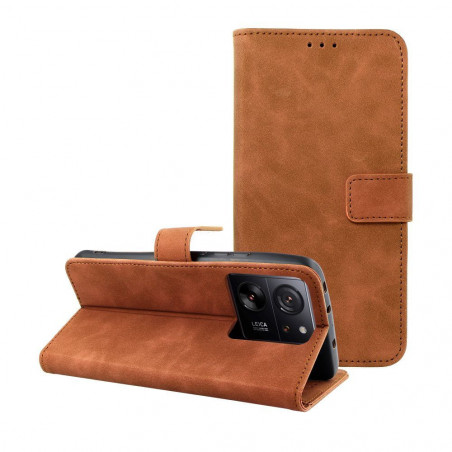 Peňaženkové puzdro TENDER Book na XIAOMI 13T Hnedý