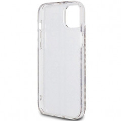 Kryt Guess 4G Gold Stripe na Apple iPhone 15 Plus Elegant  Hnedý