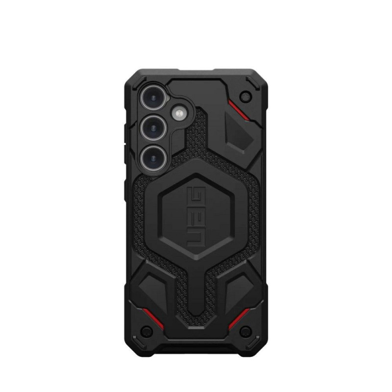 Kryt Urban Armor Gear Monarch na Samsung Galaxy S24 Prémiové puzdro  MagSAFE  Kevlarovo čierny