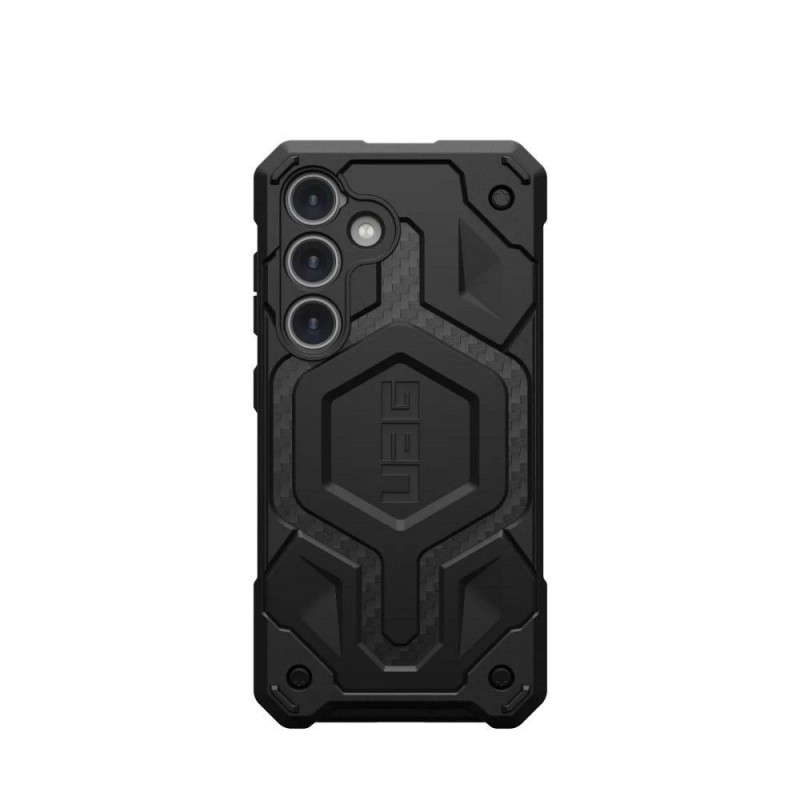Kryt Urban Armor Gear Monarch na Samsung Galaxy S24 Prémiové puzdro  MagSAFE  Uhlíkové vlákno