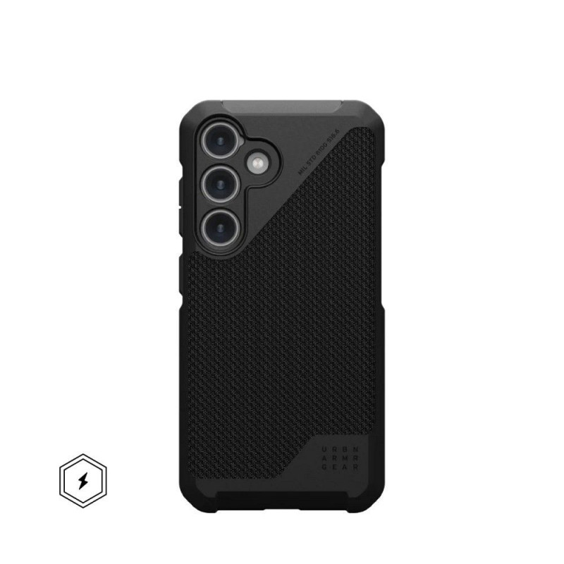 Kryt Urban Armor Gear Metropolis LT na Samsung Galaxy S24 Prémiové puzdro  Kevlarovo čierny
