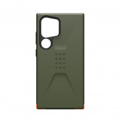 Kryt Urban Armor Gear Civilian na Samsung Galaxy S24 ULTRA Prémiové puzdro  MagSAFE  Olivový