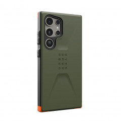Kryt Urban Armor Gear Civilian na Samsung Galaxy S24 ULTRA Prémiové puzdro  MagSAFE  Olivový
