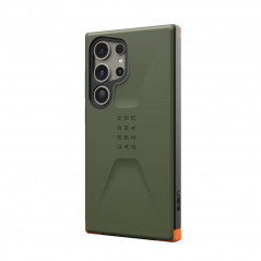 Kryt Urban Armor Gear Civilian na Samsung Galaxy S24 ULTRA Prémiové puzdro  MagSAFE  Olivový