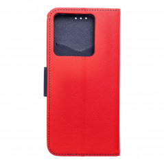 Peňaženkové puzdro Fancy Book na XIAOMI Redmi Note 13 Pro 5G Červený / Námornícka modrá