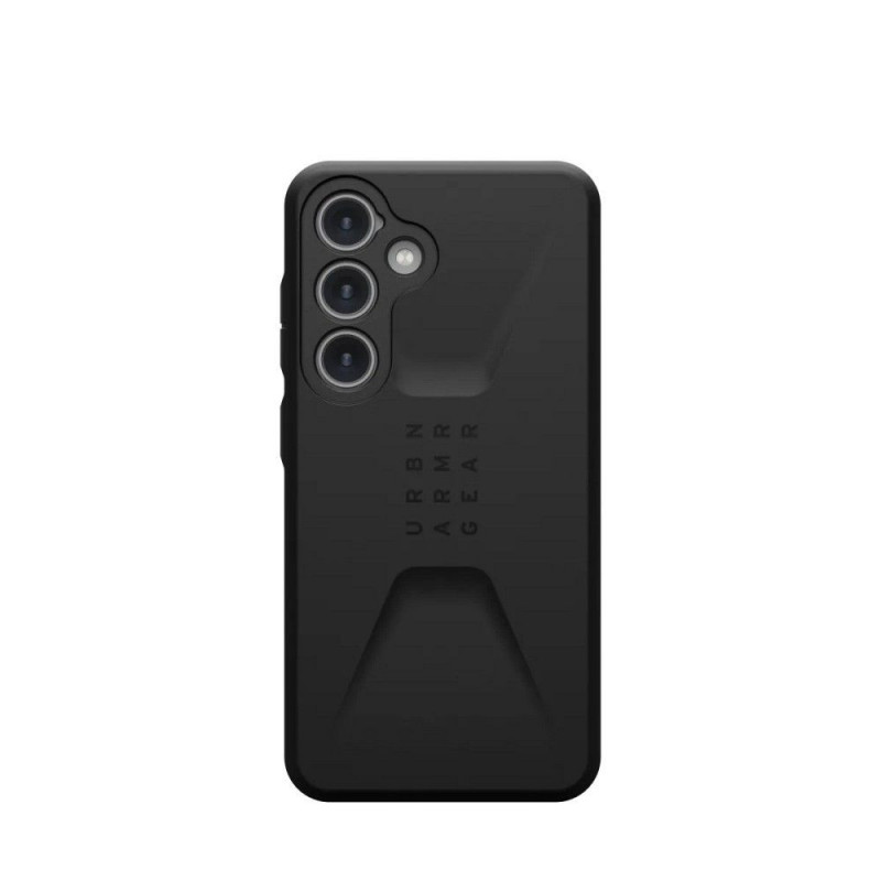 Kryt Urban Armor Gear Civilian na Samsung Galaxy S24 Prémiové puzdro  MagSAFE  Čierny