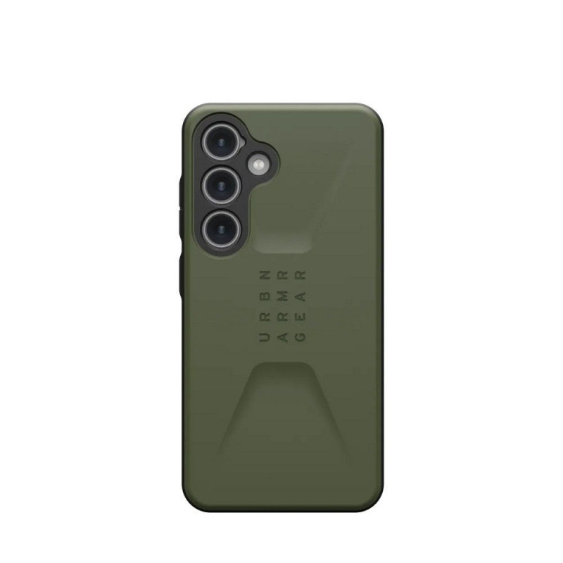 Kryt Urban Armor Gear Civilian na Samsung Galaxy S24 Prémiové puzdro  MagSAFE  Olivový