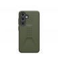 Kryt Urban Armor Gear Civilian na Samsung Galaxy S24 Prémiové puzdro  MagSAFE  Olivový