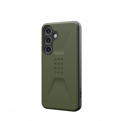 Kryt Urban Armor Gear Civilian na Samsung Galaxy S24 Prémiové puzdro  MagSAFE  Olivový