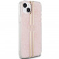 Kryt Guess 4G Gold Stripe na Apple iPhone 15 Plus Elegant  Ružový