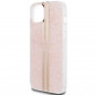 Kryt Guess 4G Gold Stripe na Apple iPhone 15 Plus Elegant  Ružový