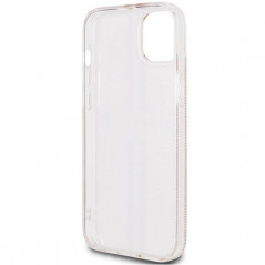 Kryt Guess 4G Gold Stripe na Apple iPhone 15 Plus Elegant  Ružový