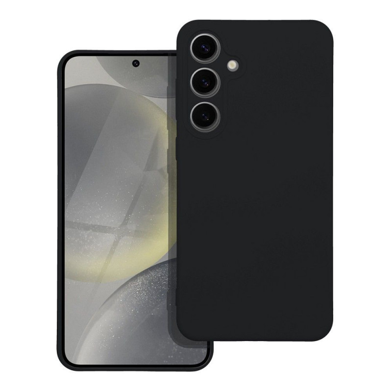 Kryt Silicone na Samsung Galaxy S24 PLUS Elegant  Čierny