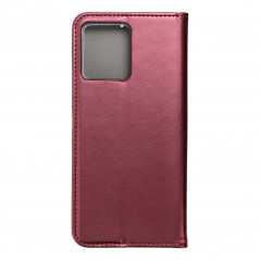 Peňaženkové puzdro Smart Magneto book na Motorola Moto G84 Bordový