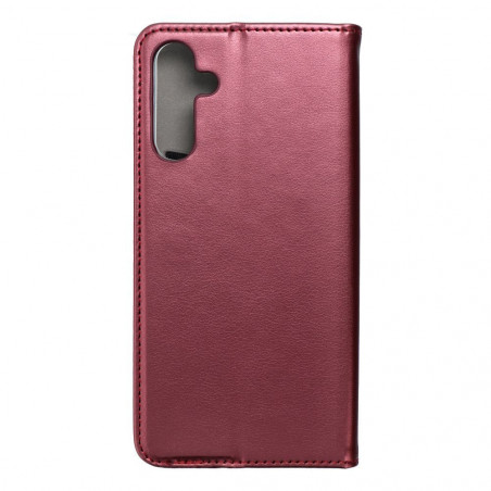 Peňaženkové puzdro Smart Magneto book na Samsung Galaxy A15 LTE Bordový