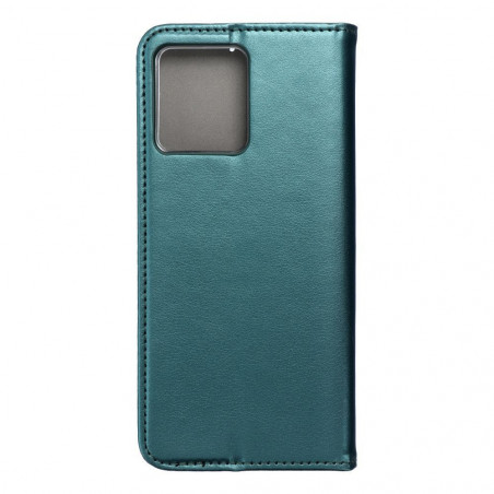 Peňaženkové puzdro Smart Magneto book na Motorola Moto G84 Tmavo zelený