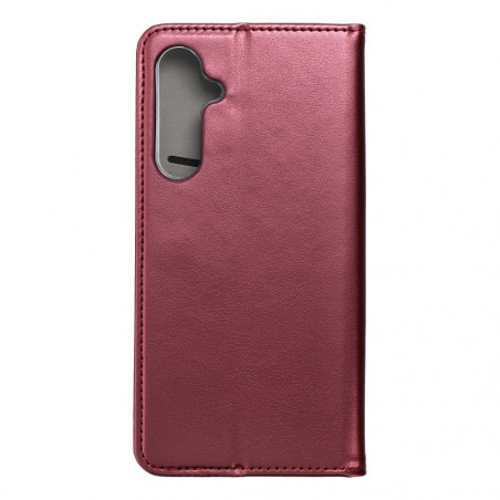 Peňaženkové puzdro Smart Magneto book na Samsung Galaxy S23 FE Bordový