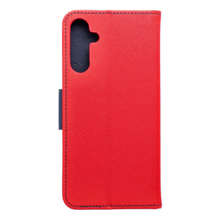 Peňaženkové puzdro Fancy Book na Samsung Galaxy A15 LTE Červený / Námornícka modrá