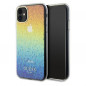 Kryt Guess IML Faceted Mirror na Apple iPhone 11 Elegant  Dúhové disco