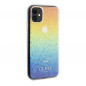 Kryt Guess IML Faceted Mirror na Apple iPhone 11 Elegant  Dúhové disco