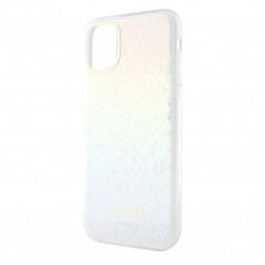 Kryt Guess IML Faceted Mirror na Apple iPhone 11 Elegant  Dúhové disco