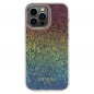 Kryt Guess IML Faceted Mirror na Apple iPhone 13 Pro Max Elegant  Dúhové disco