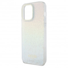 Kryt Guess IML Faceted Mirror na Apple iPhone 13 Pro Max Elegant  Dúhové disco
