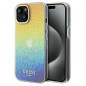Kryt Guess IML Faceted Mirror na Apple iPhone 14 Elegant  Dúhové disco
