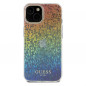 Kryt Guess IML Faceted Mirror na Apple iPhone 14 Elegant  Dúhové disco
