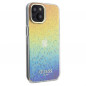Kryt Guess IML Faceted Mirror na Apple iPhone 14 Elegant  Dúhové disco