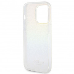 Kryt Guess IML Faceted Mirror na Apple iPhone 14 Pro Elegant  Dúhové disco