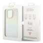Kryt Guess IML Faceted Mirror na Apple iPhone 14 Pro Elegant  Dúhové disco