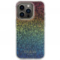 Kryt Guess IML Faceted Mirror na Apple iPhone 14 Pro Max Elegant  Dúhové disco