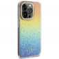 Kryt Guess IML Faceted Mirror na Apple iPhone 14 Pro Max Elegant  Dúhové disco