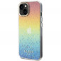 Kryt Guess IML Faceted Mirror na Apple iPhone 15 Elegant  Dúhové disco